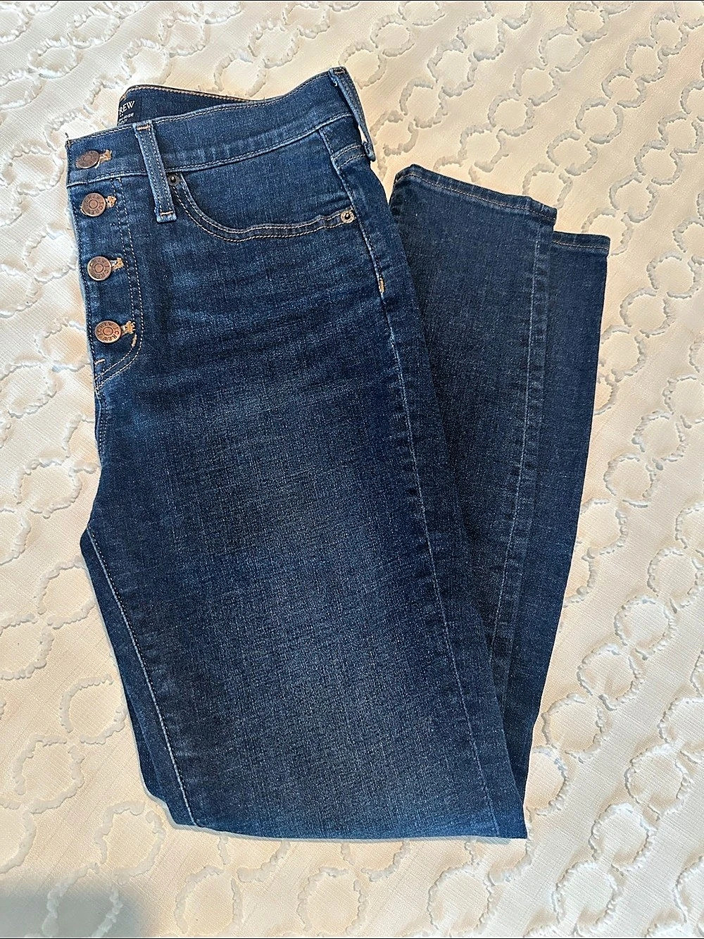 J.Crew 10" High-Rise Skinny Jean Blue Waist 28